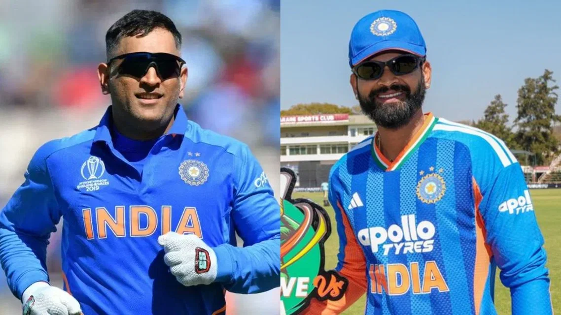 Shreyas Iyer and MS Dhoni - (ZIMCricket)