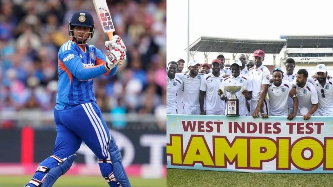 Vaibhav Sooryavanshi and West Indies team [Source: AP, AFP]