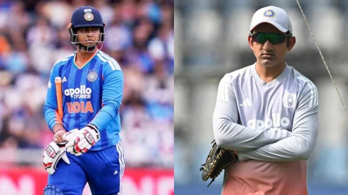 Vaibhav Sooryavanshi and Gautam Gambhir [Source: AFP]