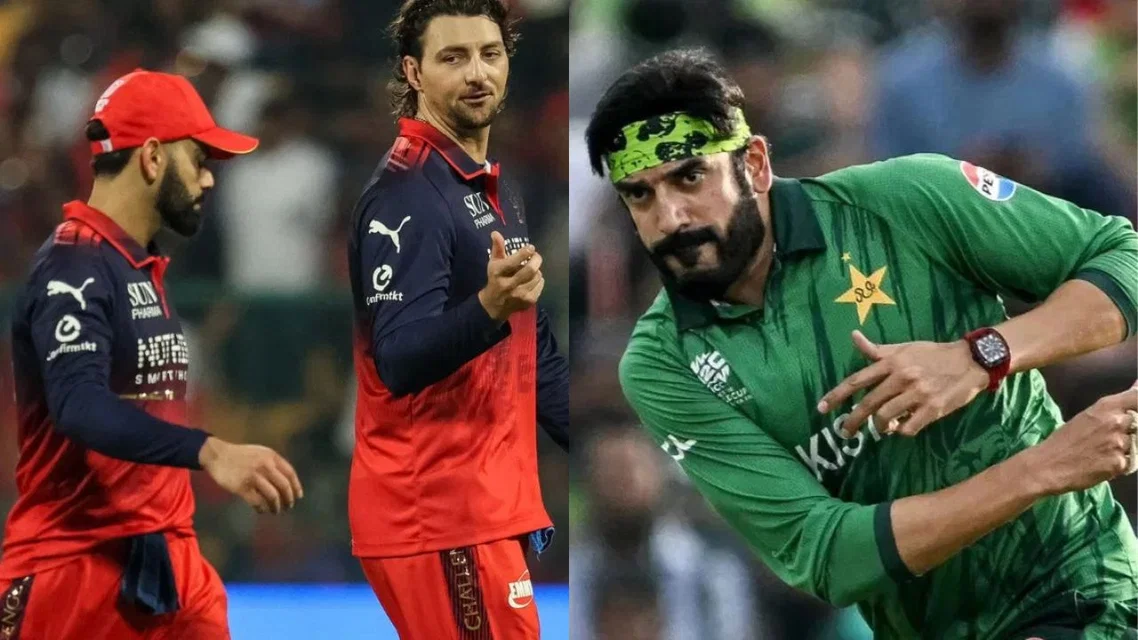 RCB star accuses Usman Tariq [Source: AFP]