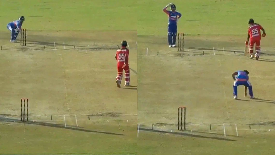 Ishan Kishan vs Zimbabwe in second T20I [Source: screengrab/x]