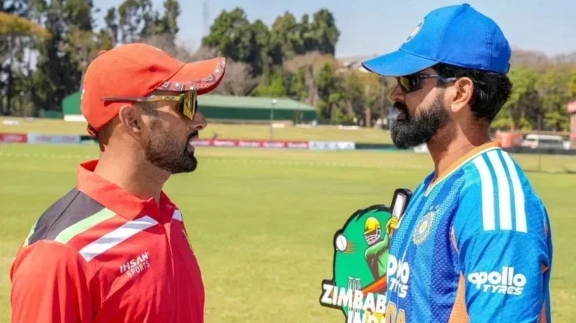 India vs Zimbabwe Toss. Image Credits: BCCI
