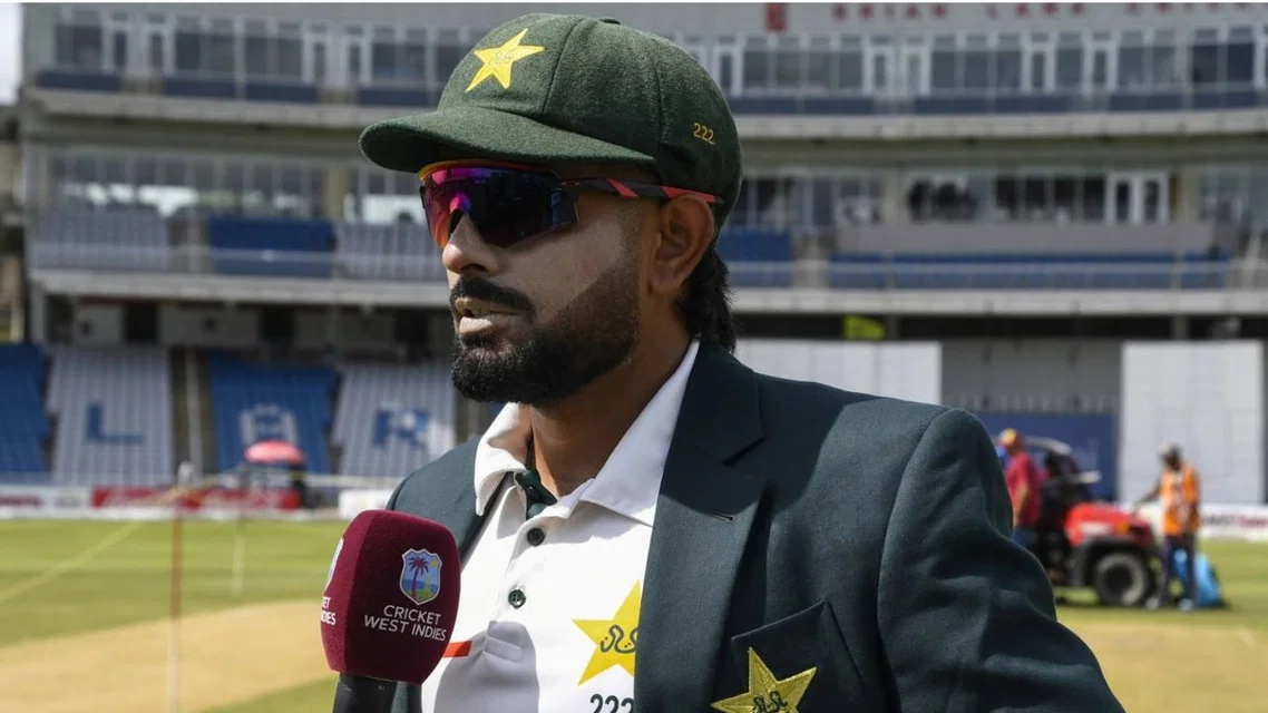 Babar Azam vs West Indies [Source: AFP]