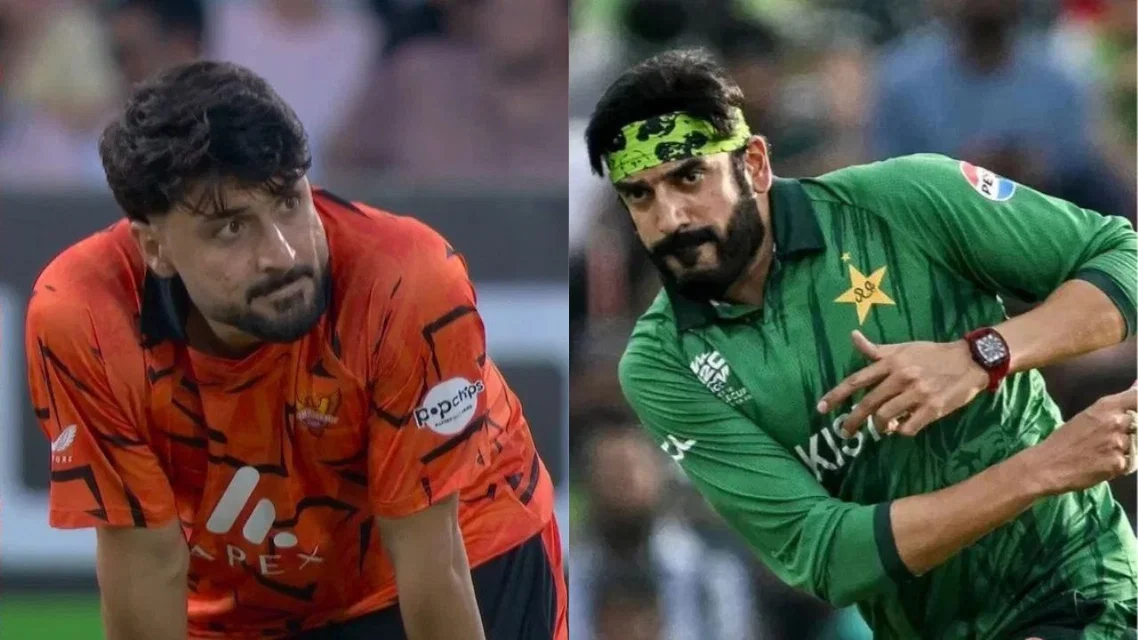 Abrar Ahmed And Usman Tariq [Source: X, AFP]