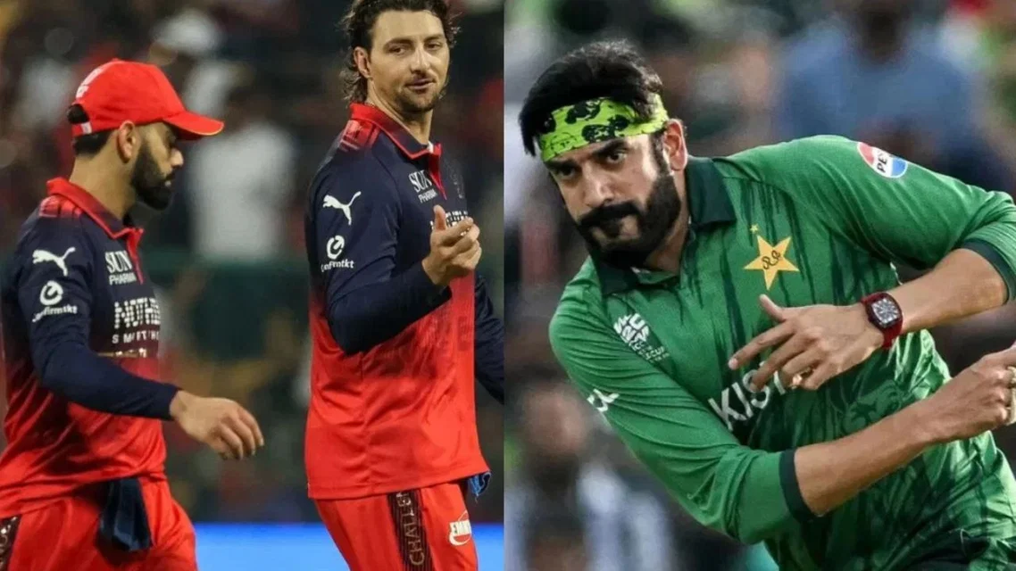 Tim David and Usman Tariq (Source: AFP)