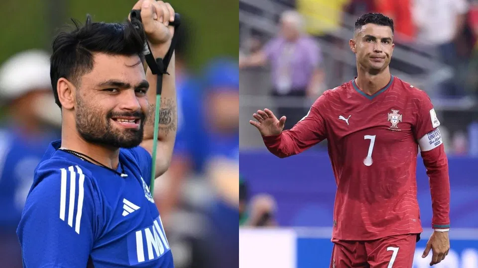 Rinku Singh Brings Cristiano Ronaldo To Indian Dressing Room