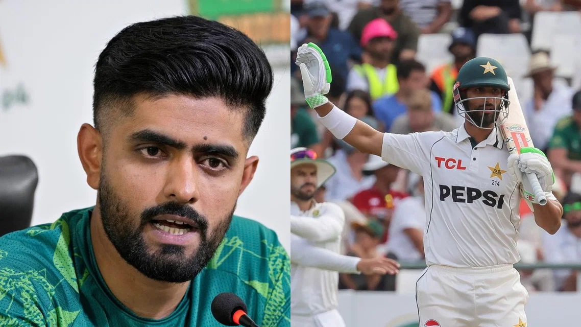 Babar Azam and Shan Masood [Source: AP]