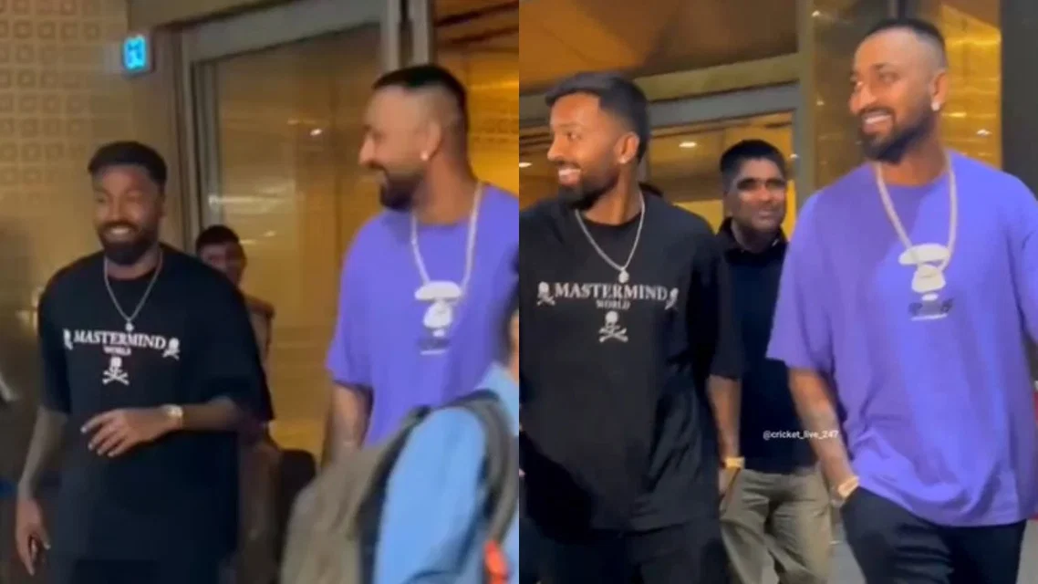 Hardik Pandya And Krunal Pandya [Source: screengrab/x]