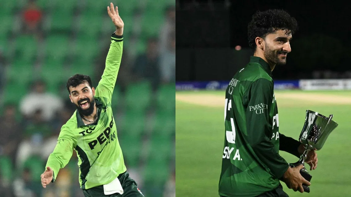 Shadab Khan (L) & Sufiyan Muqeem (Source: AFP Photos)