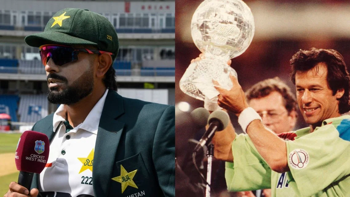 Babar Azam and Imran Khan - (Source: AFP/X)
