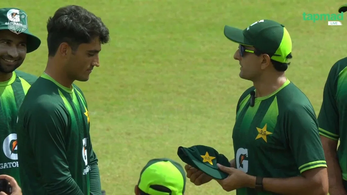 Ubaid Shah makes debut [Source: x]