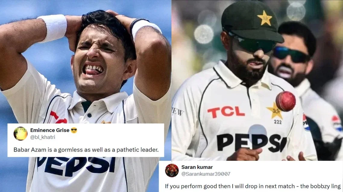 Fans Ridicule Babar Azam For Dropping Mohammad Abbas [Source: AFP Photos, X]