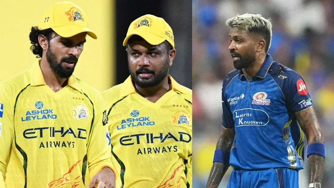Ruturaj Gaikwad, Sanju Samson & Hardik Pandya | PC- AFP