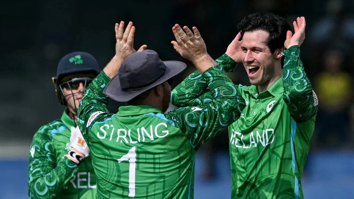 George Dockrell for Ireland. [Source - AFP]