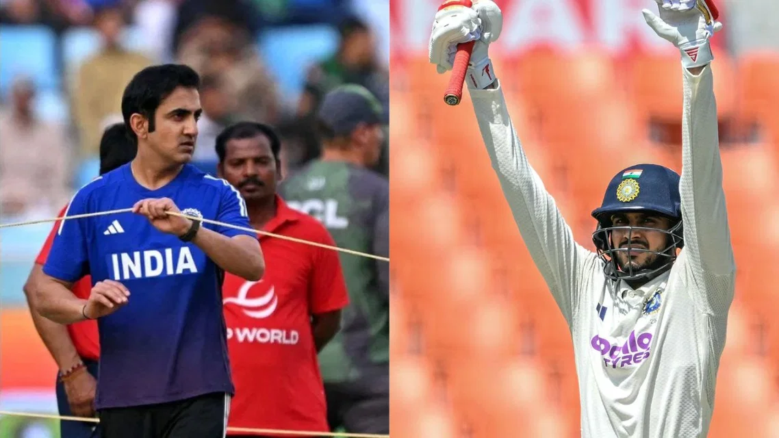 Shubman Gill relieves Gautam Gambhir [Source: AFP]