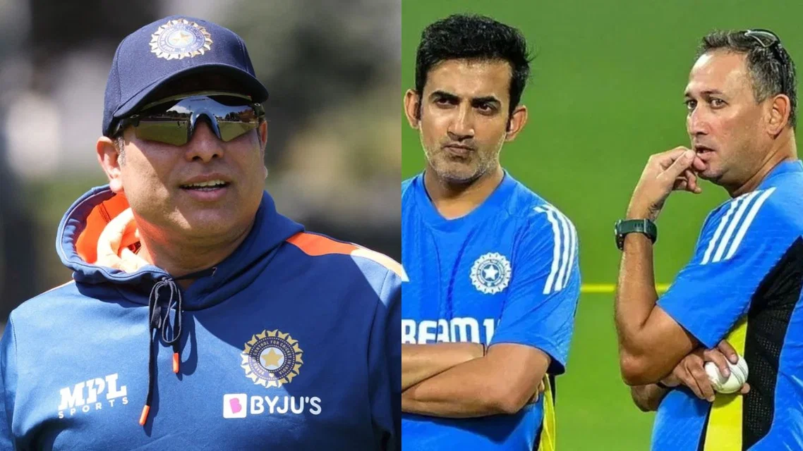 VVS Laxman, Gambhir and Agarkar - (AFP)