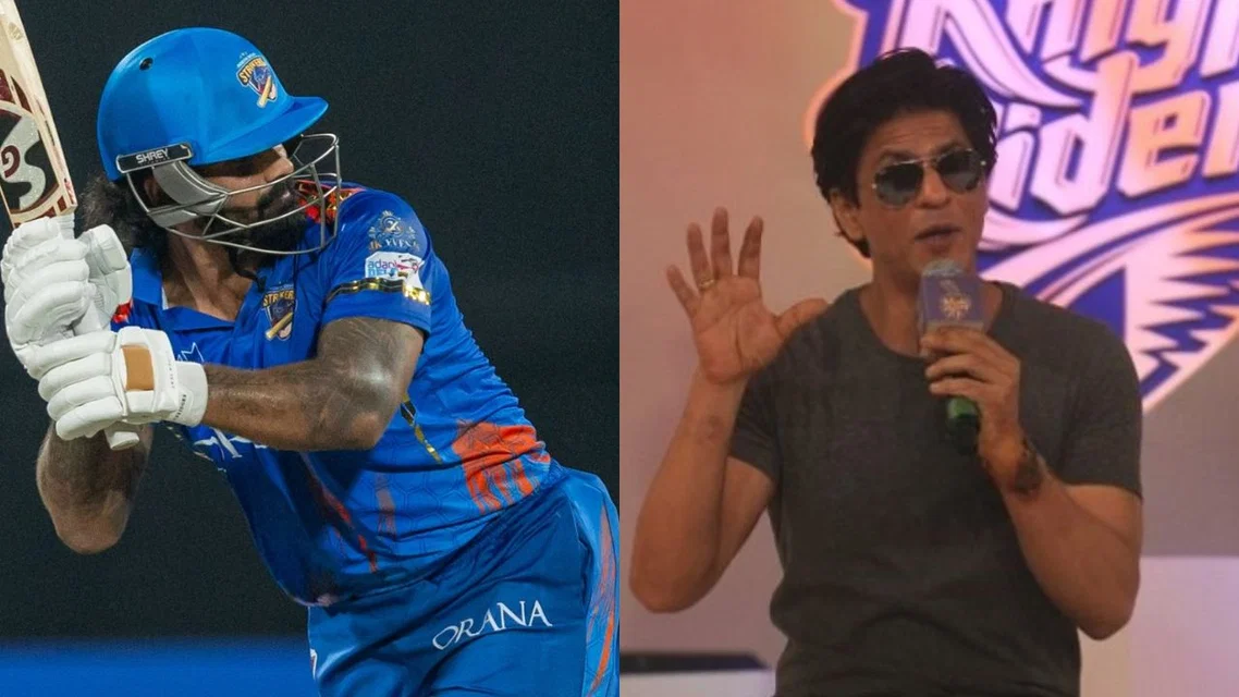 Sarthak Ranjan in DPL 2026 and SRK [Source: X]