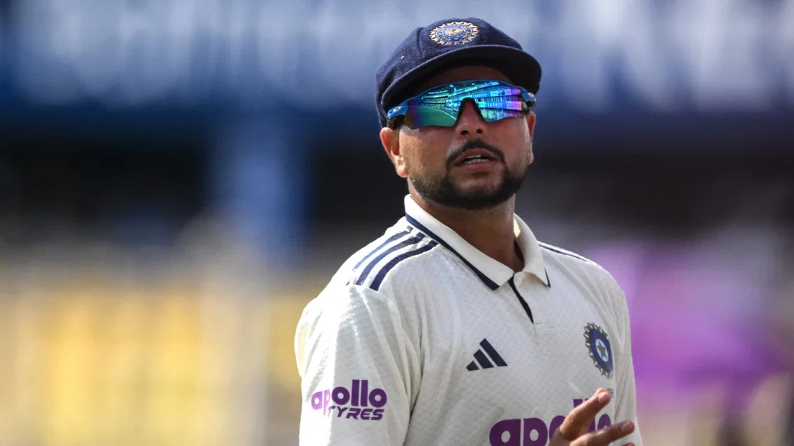 Kuldeep Yadav didn't bowl on day 3 of IND vs SL-XI (Source: AFP)