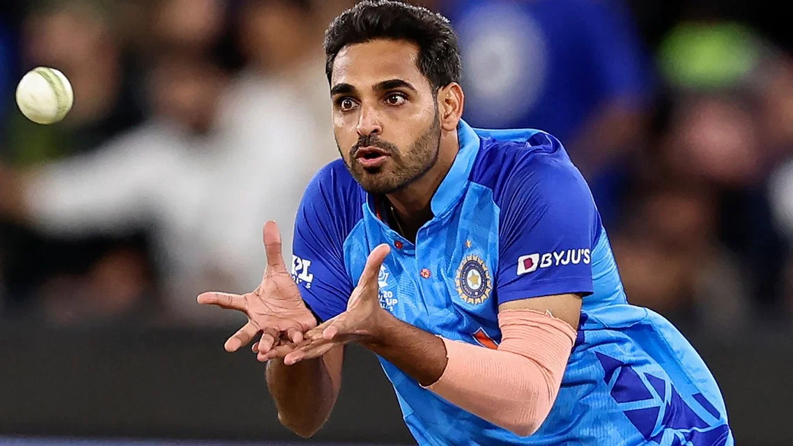 Bhuvneshwar Kumar during 2022 T20 World Cup | Source- AFP