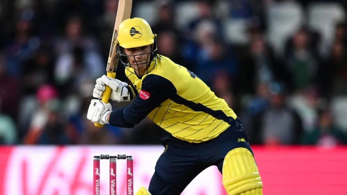 Toby Albert [Source: @hantscricket/x]