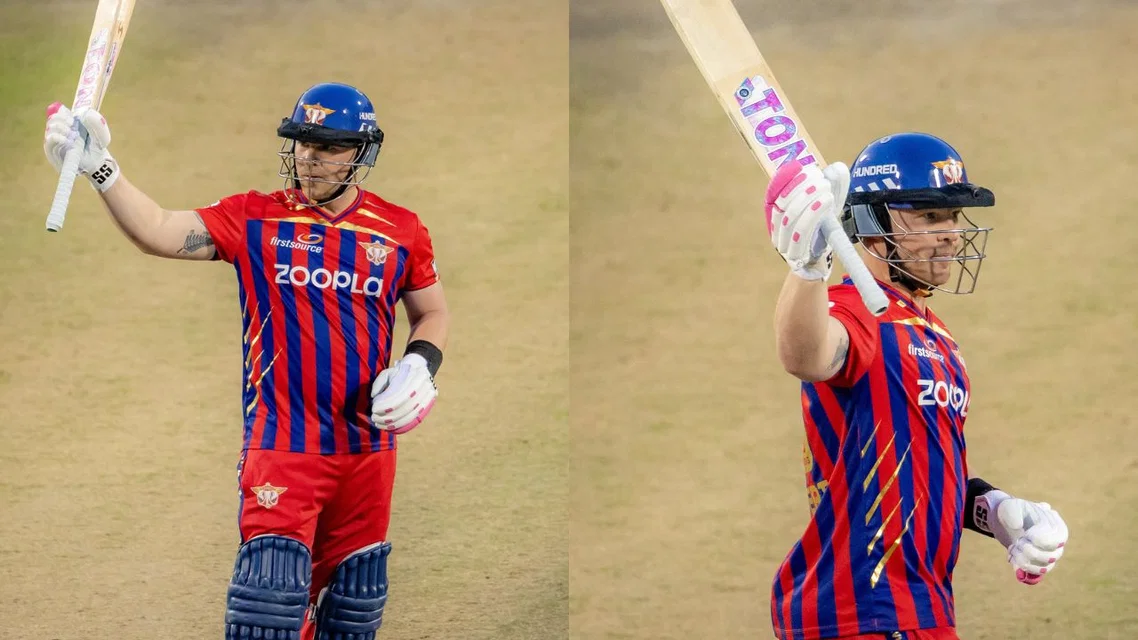 Tim Seifert (In Pictures), Paul Walter Make New Partnership Record (Source: @ManchesterSG100/X)
