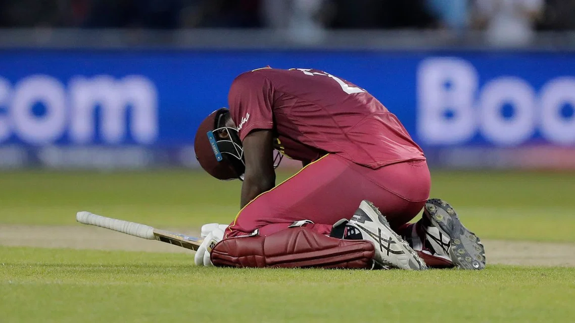 West Indies player after a defeat (Source: The Gaurdian)
