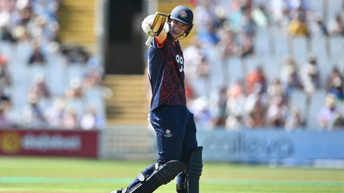 Rocky Flintoff breaks 136 year old List-A record [Source: @mgs_1515/x.com]
