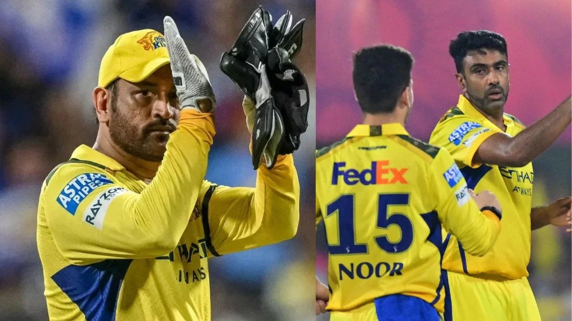 MS Dhoni and R Ashwin (Source: AFP)