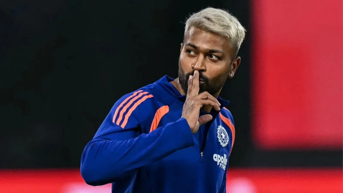 Hardik Pandya for India [Source: AFP]