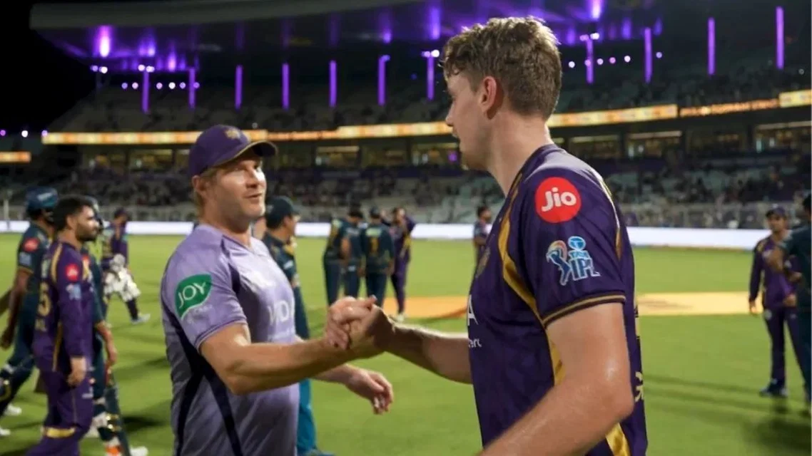 Shane Watson in KKR camp during IPL 2026. PC- X/KKRWeRule