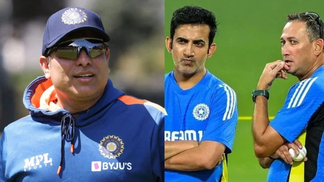 VVS Laxman, Gambhir and Agarkar | PC- AFP
