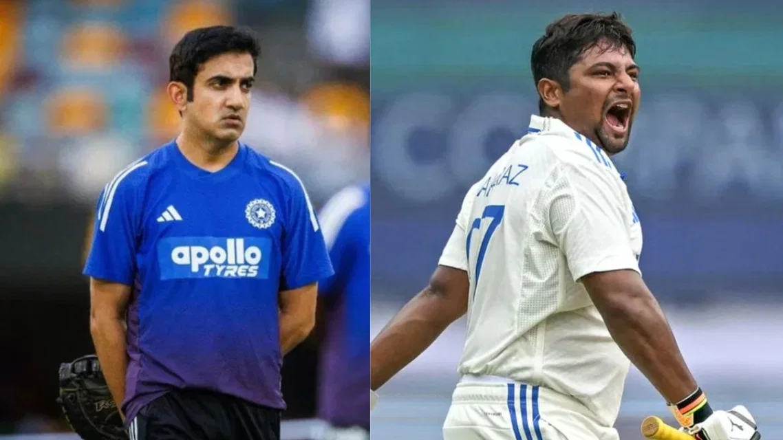 Sarfaraz Khan was included in India Test squad vs Sri Lanka [Source: AFP]
