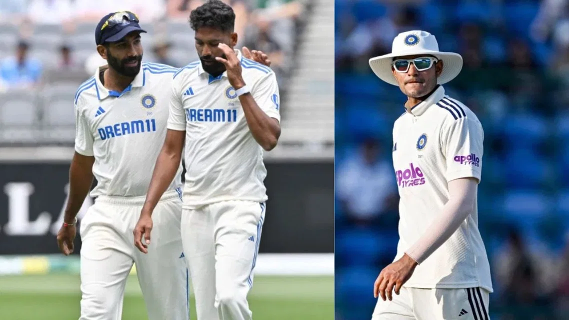 Jasprit Bumrah and Mohammed Siraj (Source: AFP)