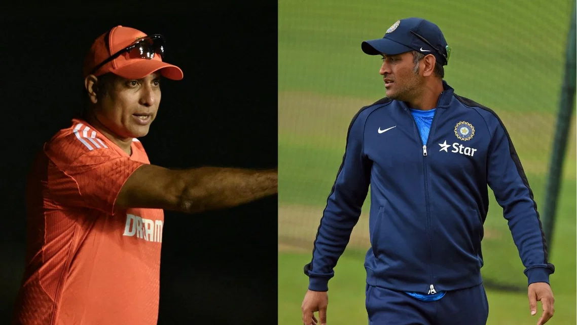 In frame: VVS Laxman and MS Dhoni (Source: AFP)