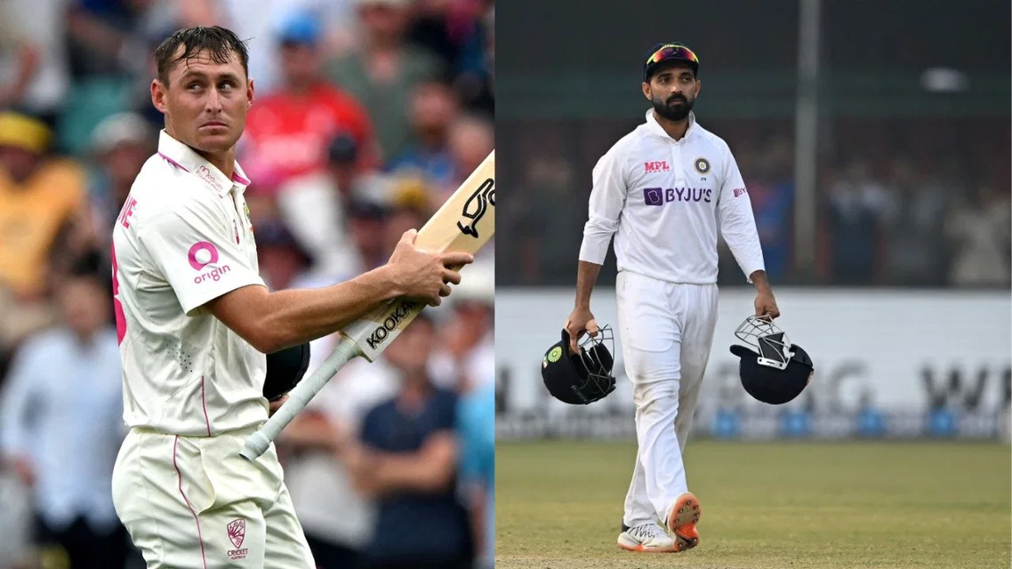 Labuschagne has witnessed a similar Test downfall as Rahane [Source: AFP]
