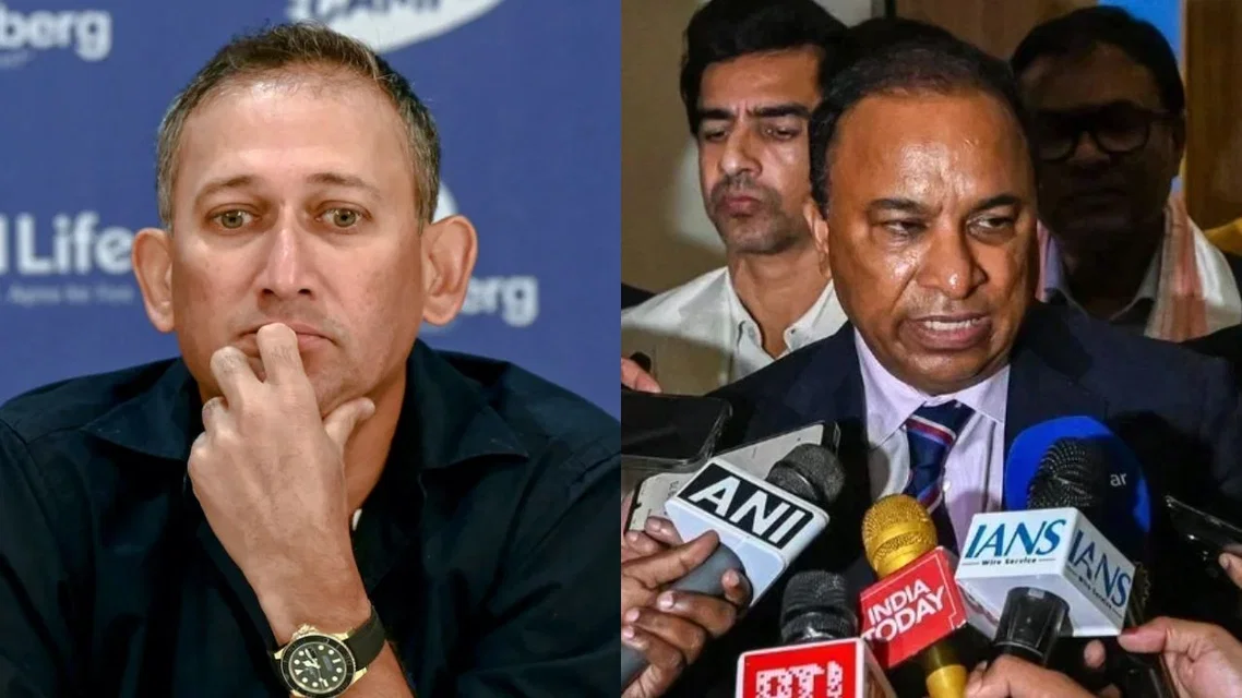 Ajit Agarkar and Devajit Saikia [Source: AFP]