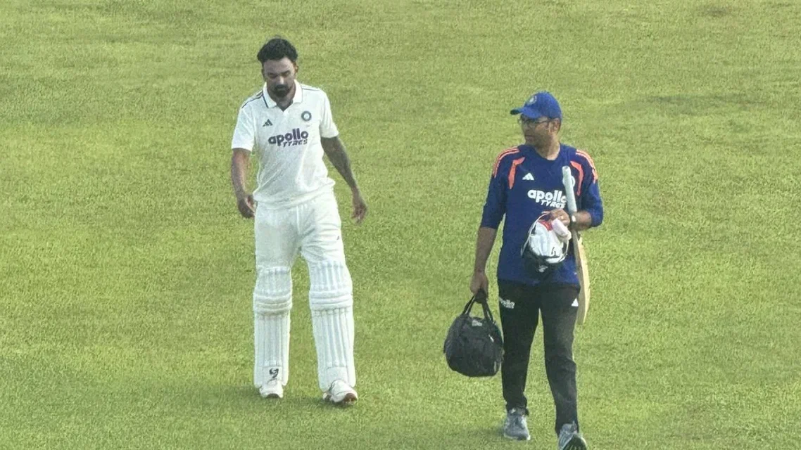 KL Rahul injured - (Source: ScreenGrab)