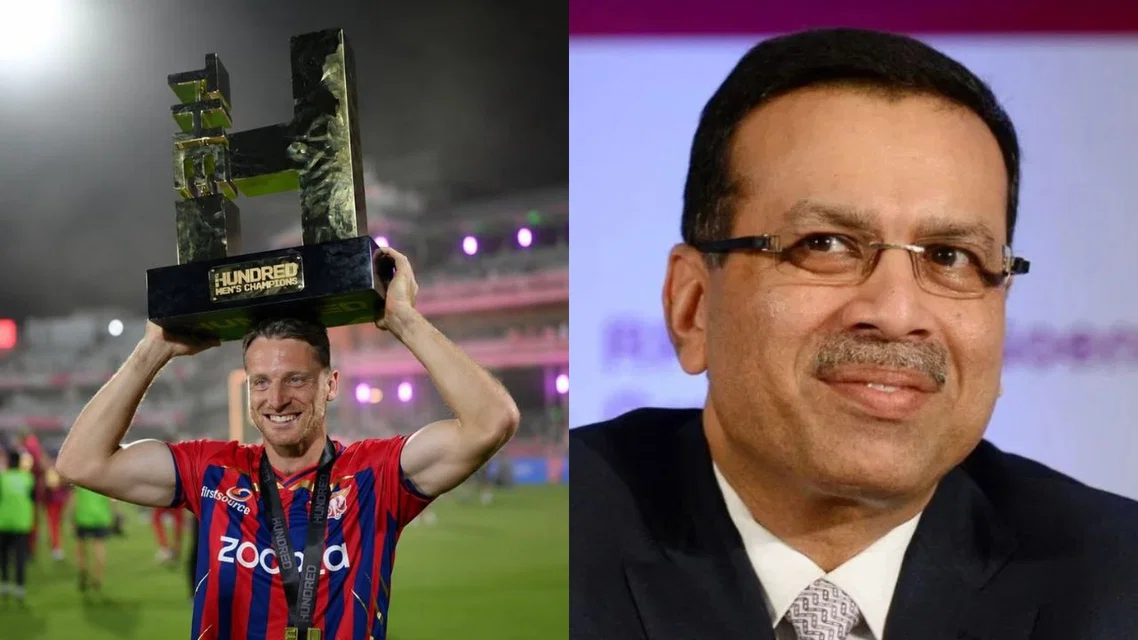 The Hundred 2026 winner and Sanjiv Goenka [Source: X and AFP]