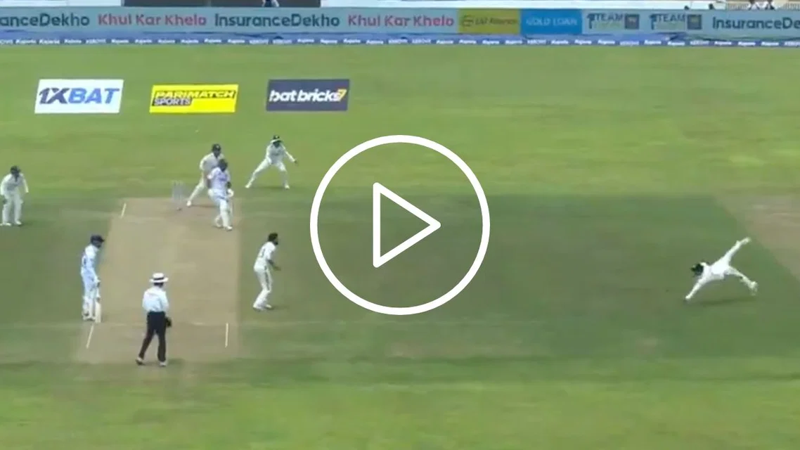 Shubman Gill during the catch (Source: Screengrab)