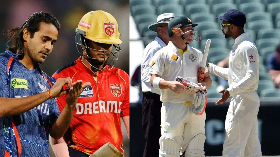Indian Cricketers with animated send-offs (Source: X.com/IPL & AFP)