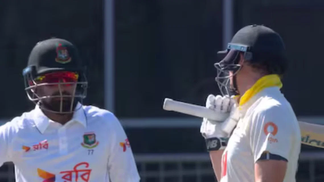 Litton Das and Steve Smith [Source: screengrab]