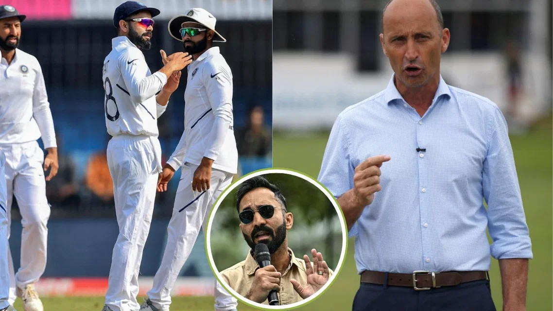 Karthik takes a Virat Kohli jibe at Nasser Hussain [Source: AFP]
