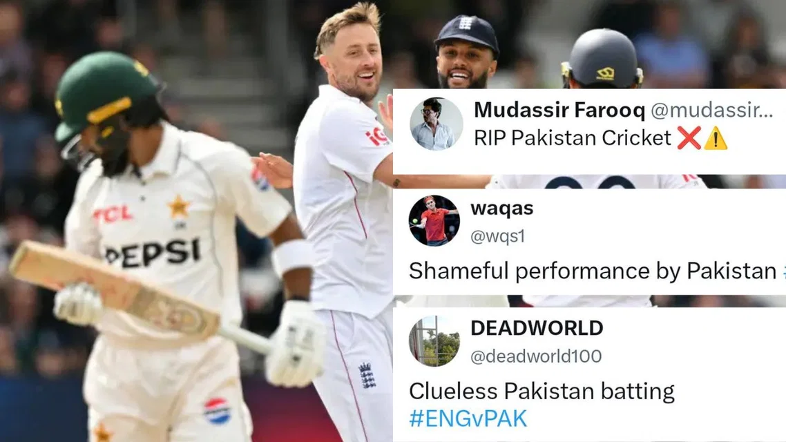 TR on Pakistan 1st Test defeat vs ENG. [Source - AFP/X.com]