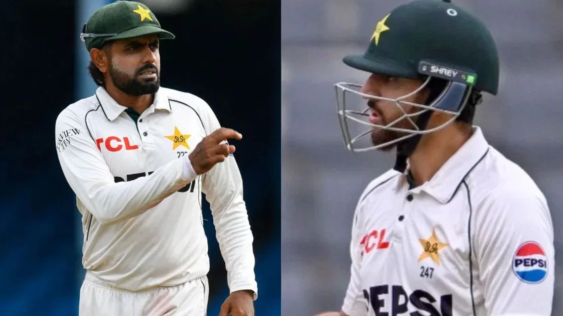 Babar Azam and Salman Ali Agha - (Source: AFP)