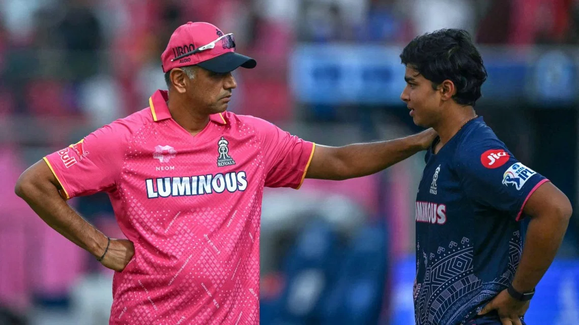 Dravid vouches for Sooryavanshi's Test inclusion [Source: AFP]
