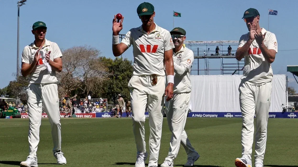 Mitchell Starc Joins Exclusive Club with 1st ball wicket in Mackay [Source: AFP]