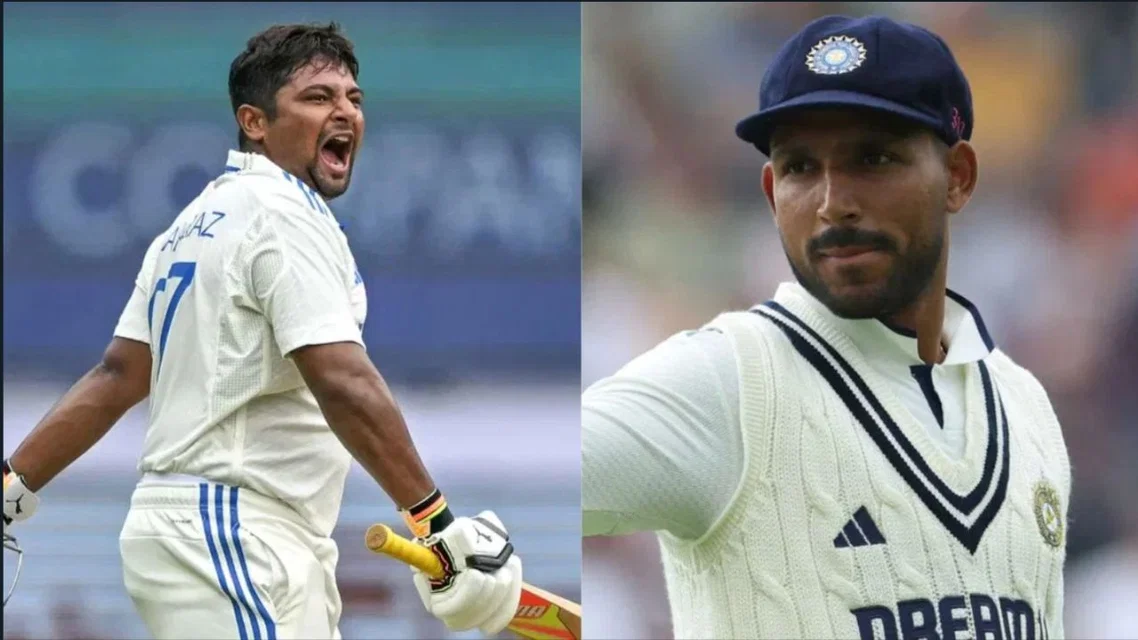 Sarfaraz Khan's inclusion has become a key topic ahead of second Test [Source: AFP]
