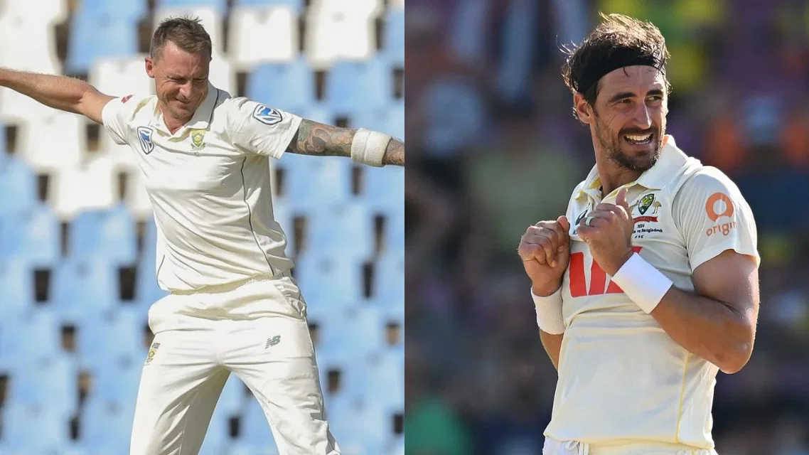 Dale Steyn and Mitchell Starc [Source: AFP and Cricket Australia]
