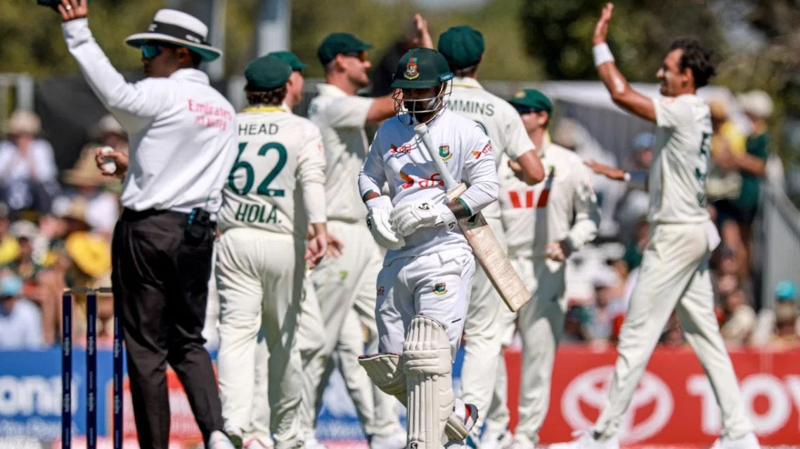 Australia vs Bangladesh Test match ended inside 2 days [Source: AFP]
