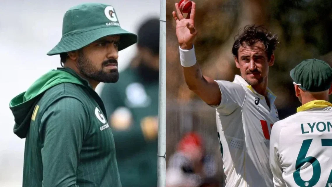 Babar Azam and Mitchell Starc [Source: AFP]